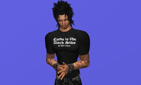 Second Life Marketplace - Mactavish's T-shirt Dark Side Black